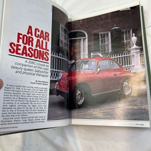 Porsche Panoramic Hardcover Bounded Magazines Vintage 1985 July-Dec & 30th Anni - Picture 10 of 12